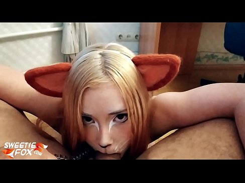 ❤️ Kitsune اس کے منہ میں ڈک اور سہ نگل ❤️❌ مقعد فحش ❌